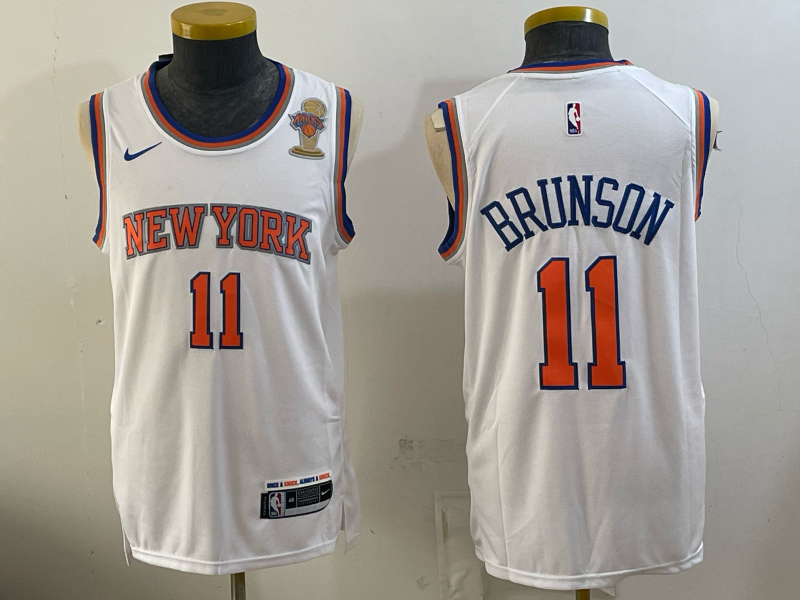 Men New York Knicks #11 Brunson white 2026 Nike NBA jersey 0625002